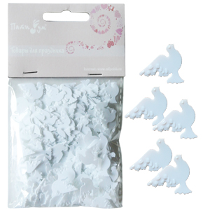 Купить конфетти на свадьбу от производителя по выгодной цене. Доставка по России