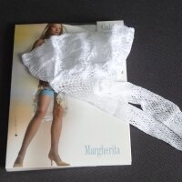 Чулки в мелкую сетку (белые)